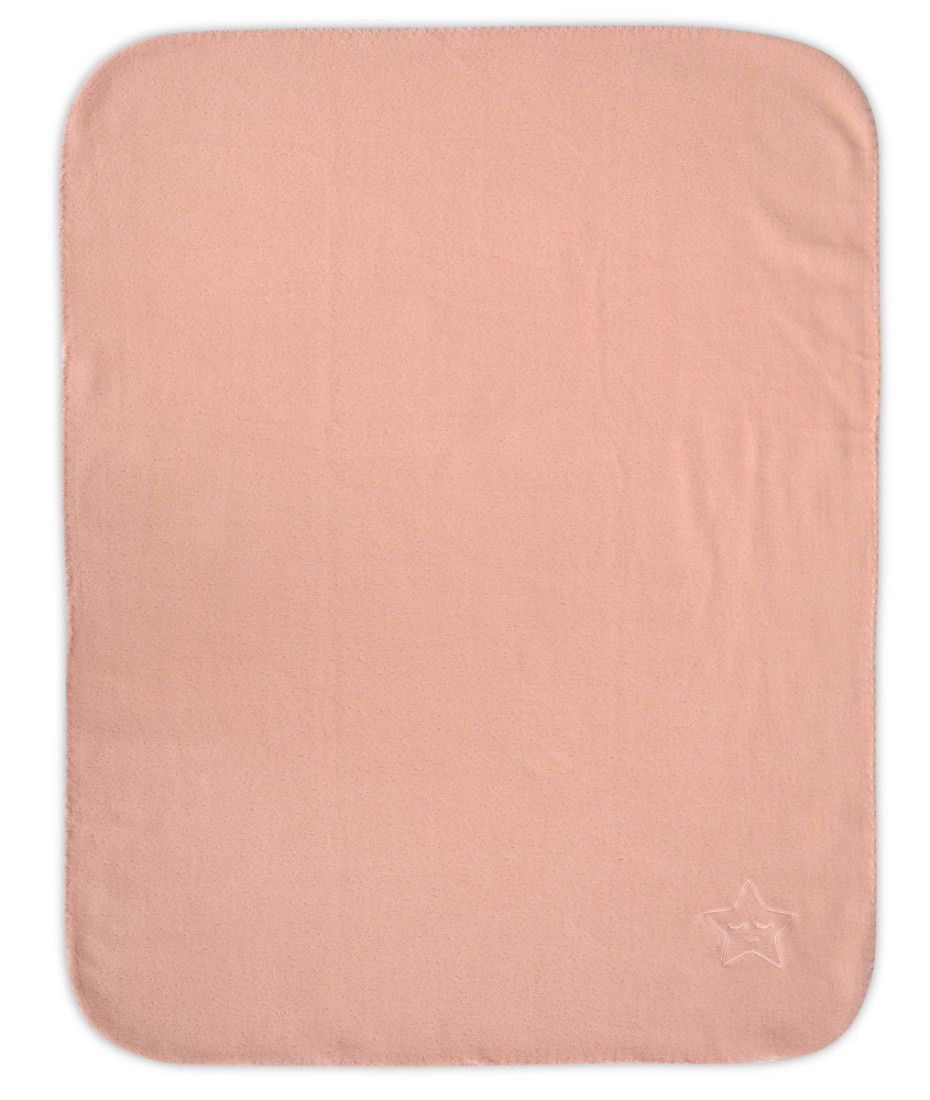 Lorelli Fleece Rose Star 75x100cm Wiegdeken