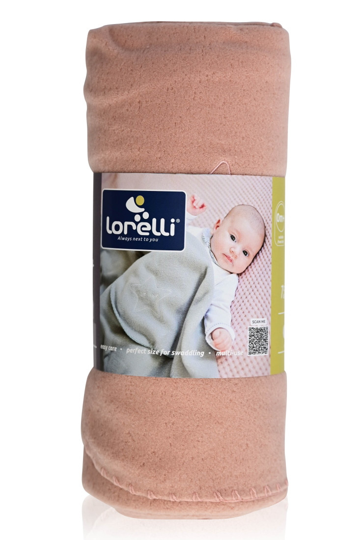 Lorelli Fleece Rose Star 75x100cm Wiegdeken