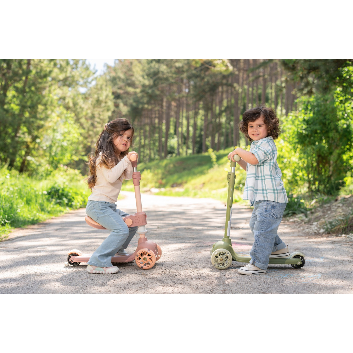 Lorelli Jetster Plus Green 2-in-1 Step/Loopfiets