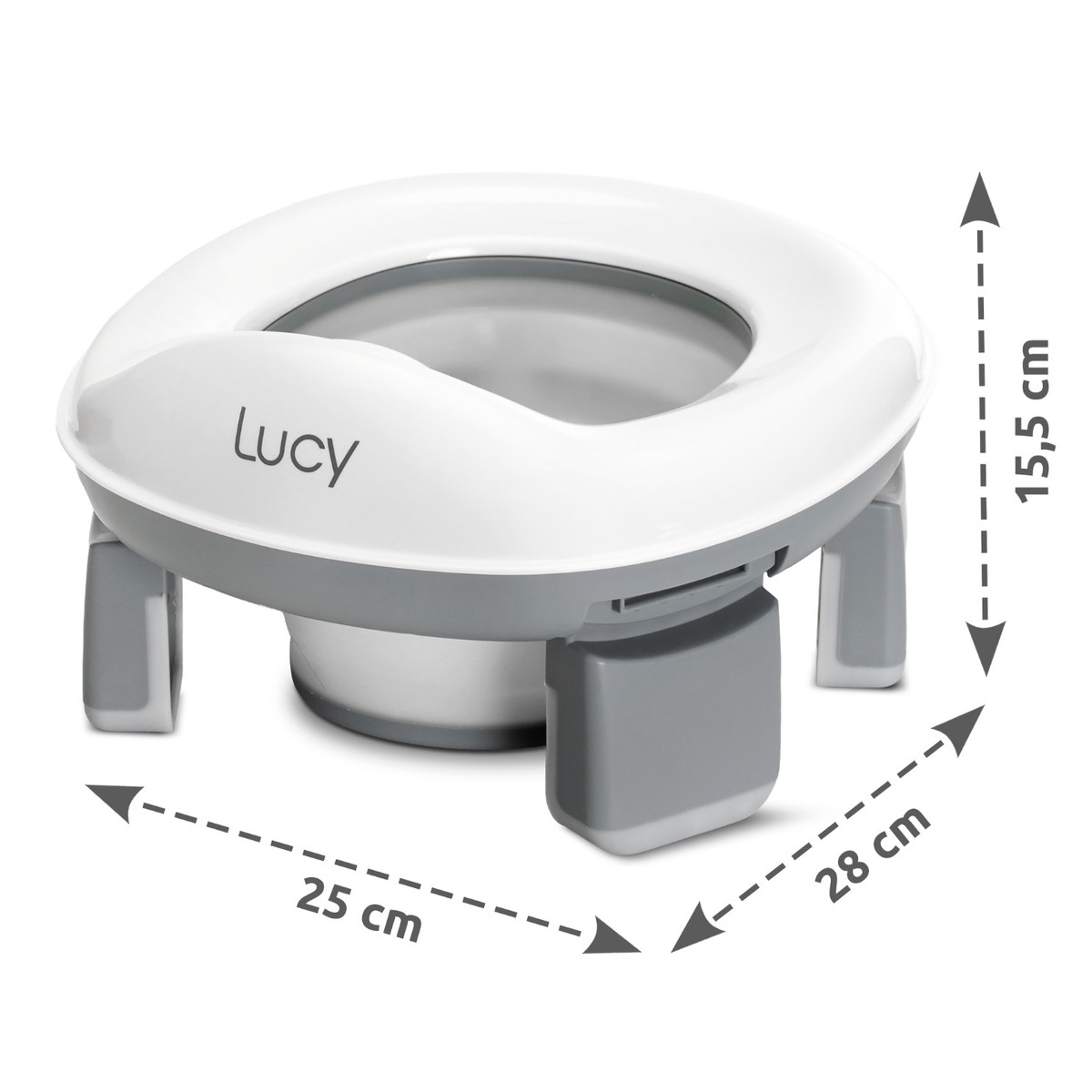 Lorelli Lucy Grey 2-in-1 Opvouwbaar Potje