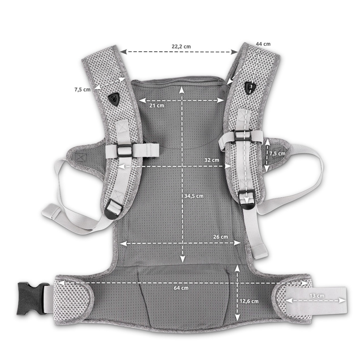 Lorelli Mia Grey Ergonomische Draagzak