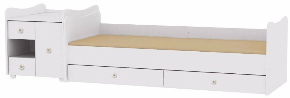 Lorelli Mini Max White 2-in-1 Bed en Commode