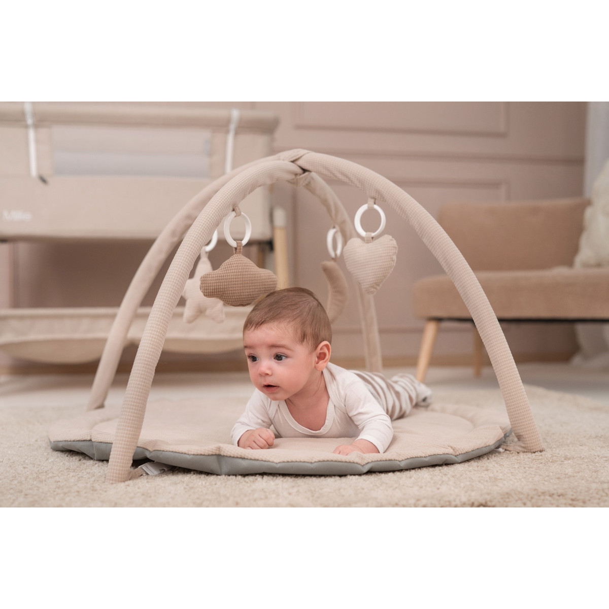 Lorelli Moments Beige 83x83 cm Speelkleed