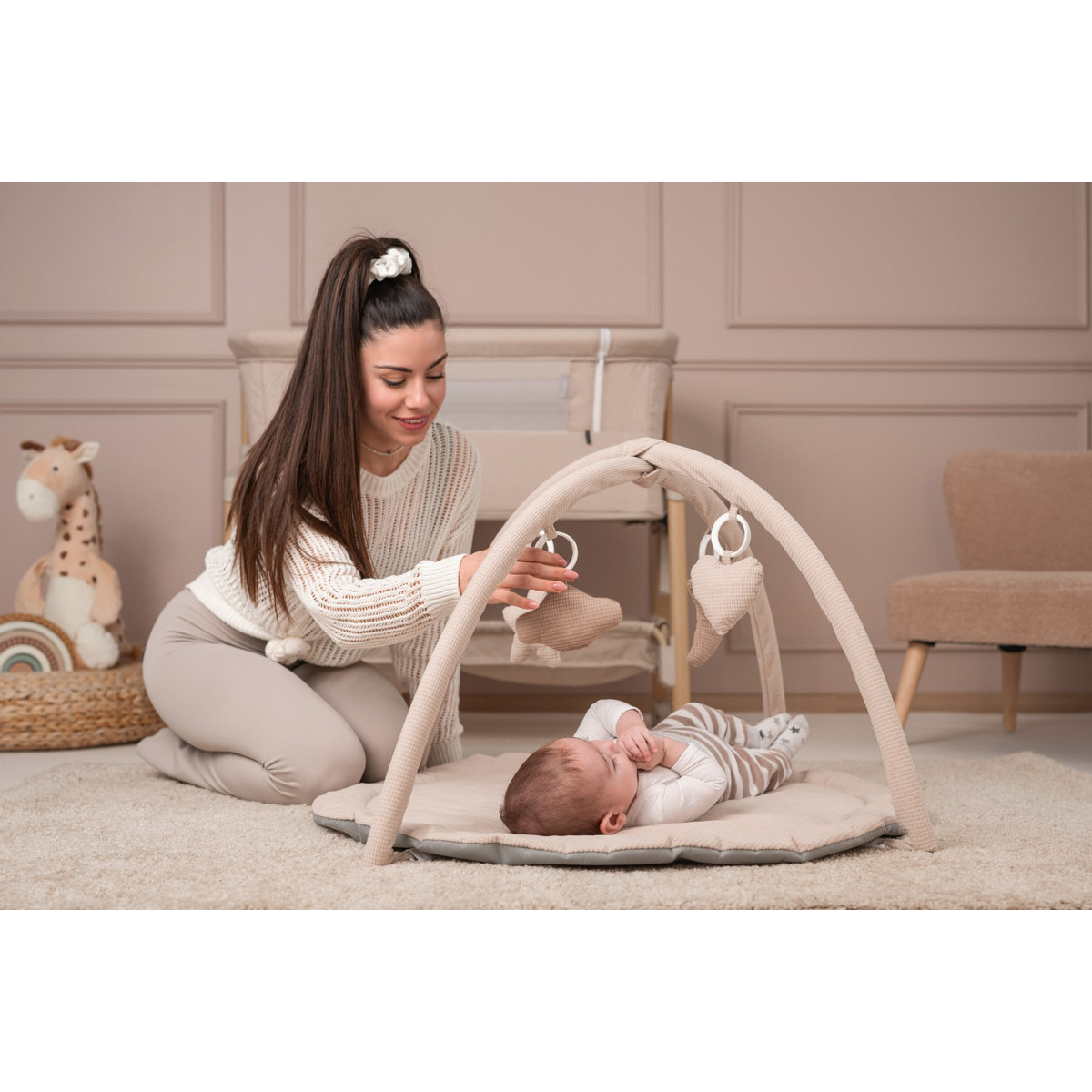 Lorelli Moments Beige 83x83 cm Speelkleed