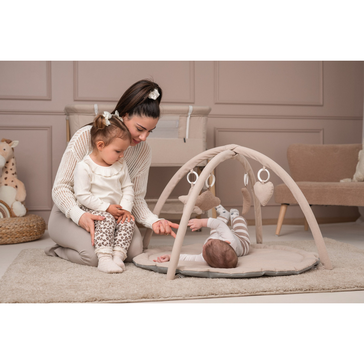 Lorelli Moments Pink 83x83 cm Speelkleed