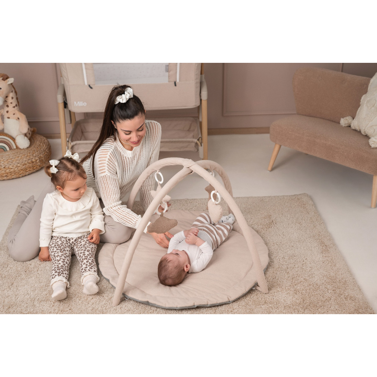 Lorelli Moments Blue 83x83 cm Speelkleed