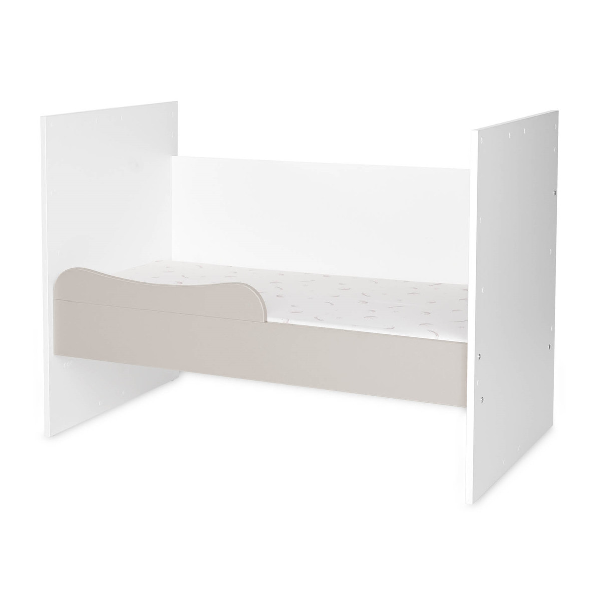Lorelli Multi White/Beige 2-in-1 Bed en Commode
