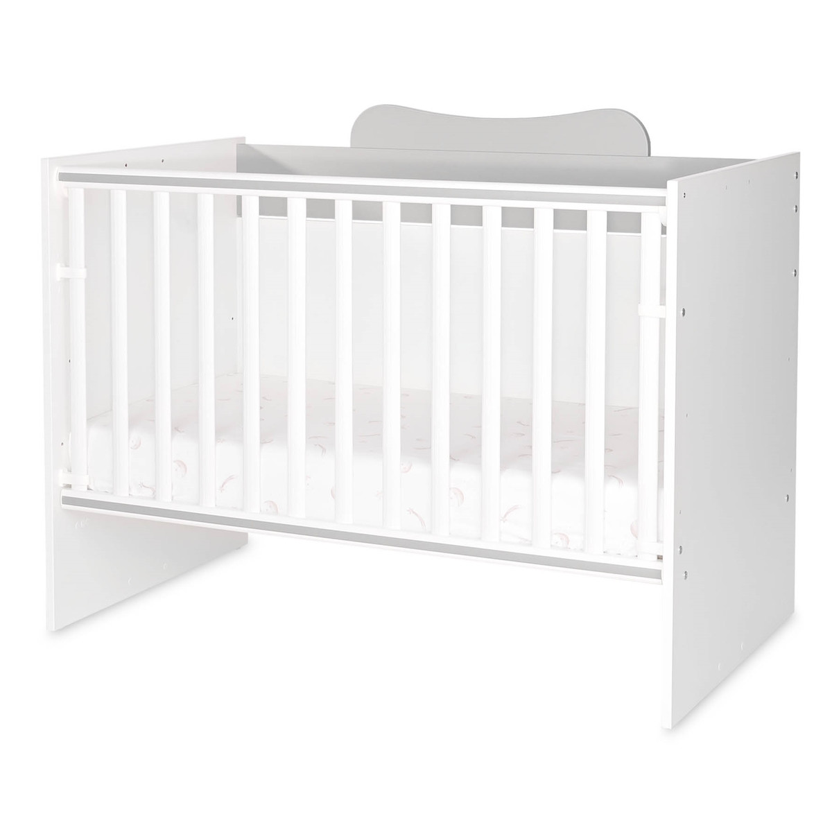 Lorelli Multi White/Beige 2-in-1 Bed en Commode