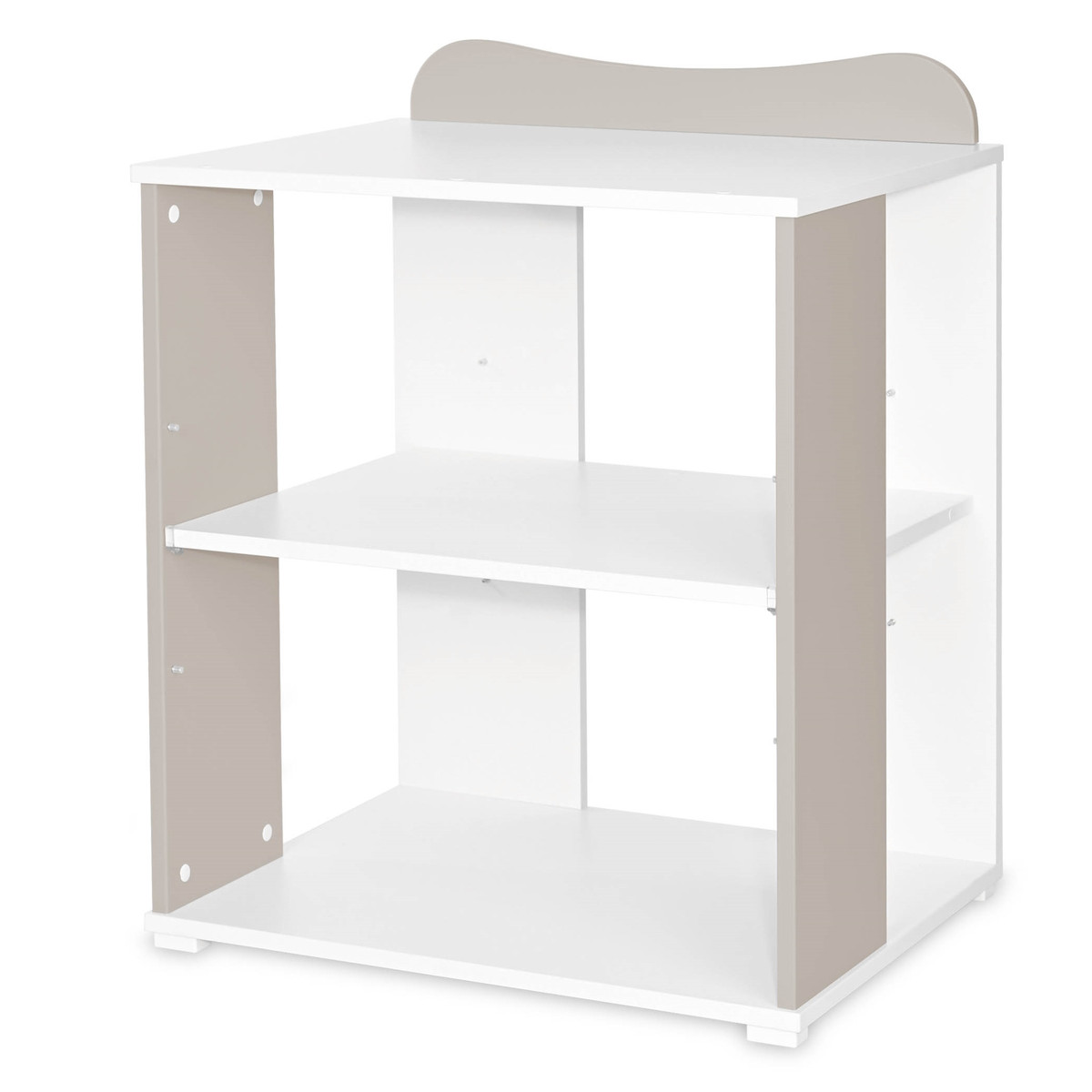Lorelli Multi White/Beige 2-in-1 Bed en Commode