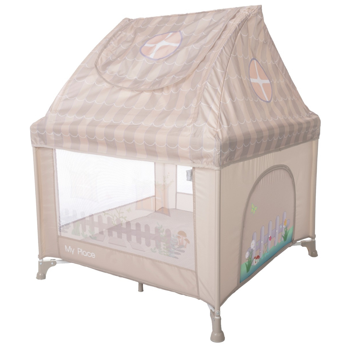 Lorelli My Place Beige Inklapbare Box met Dakje