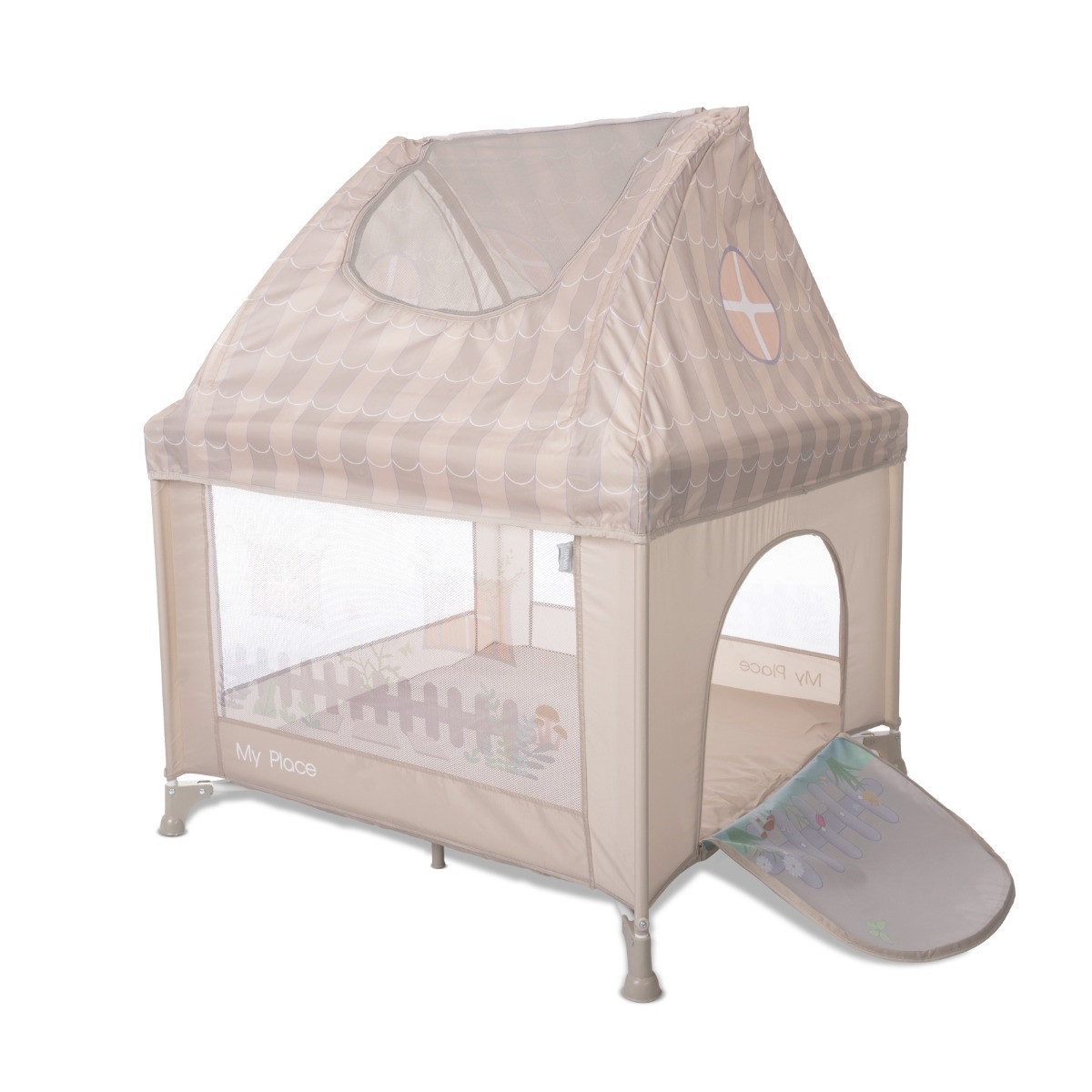 Lorelli My Place Beige Inklapbare Box met Dakje