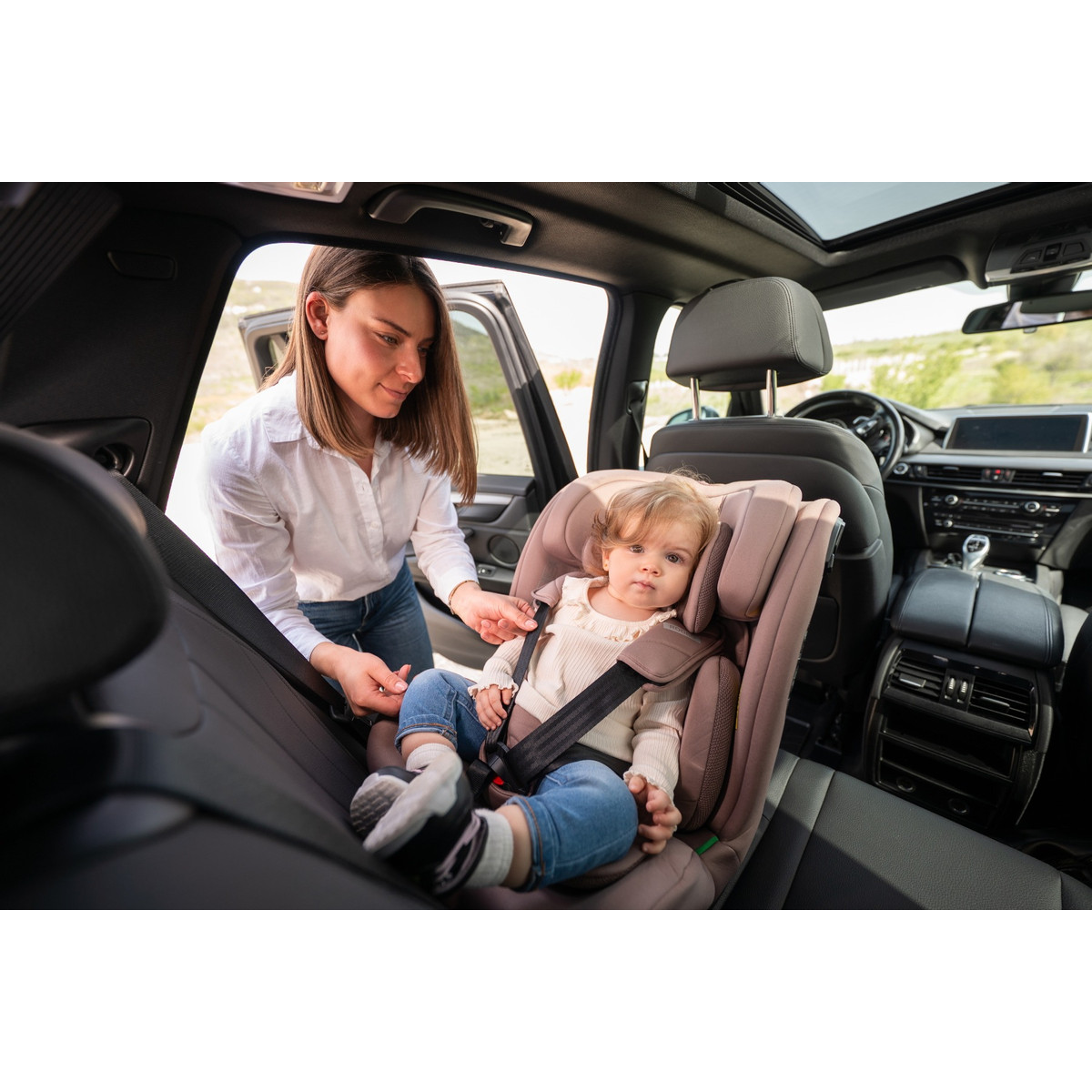 Weekendaanbieding: Lorelli Rodeo Dark Pink 40-150 cm 360° i-Size Autostoel