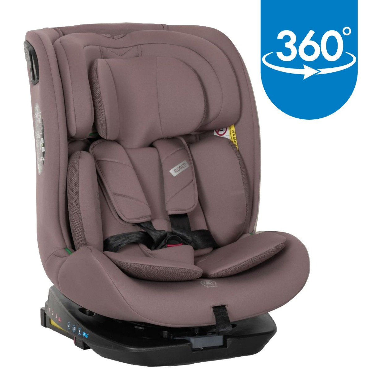 Weekendaanbieding: Lorelli Rodeo Dark Pink 40-150 cm 360° i-Size Autostoel