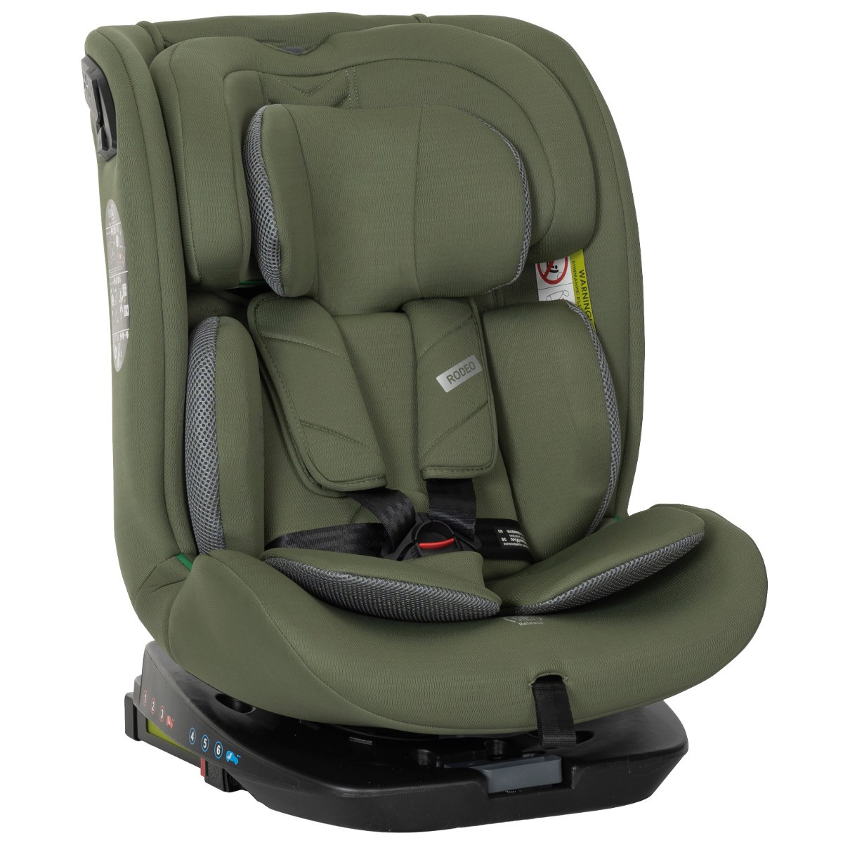 Weekendaanbieding: Lorelli Rodeo Green & Grey 40-150 cm 360° i-Size Autostoel