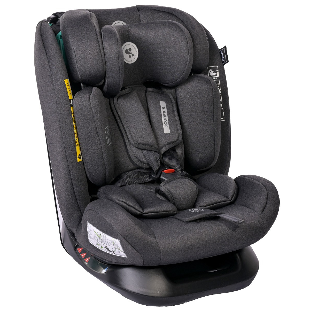 Lorelli Scorpius Black Jasper 40-150 cm i-Size Autostoel