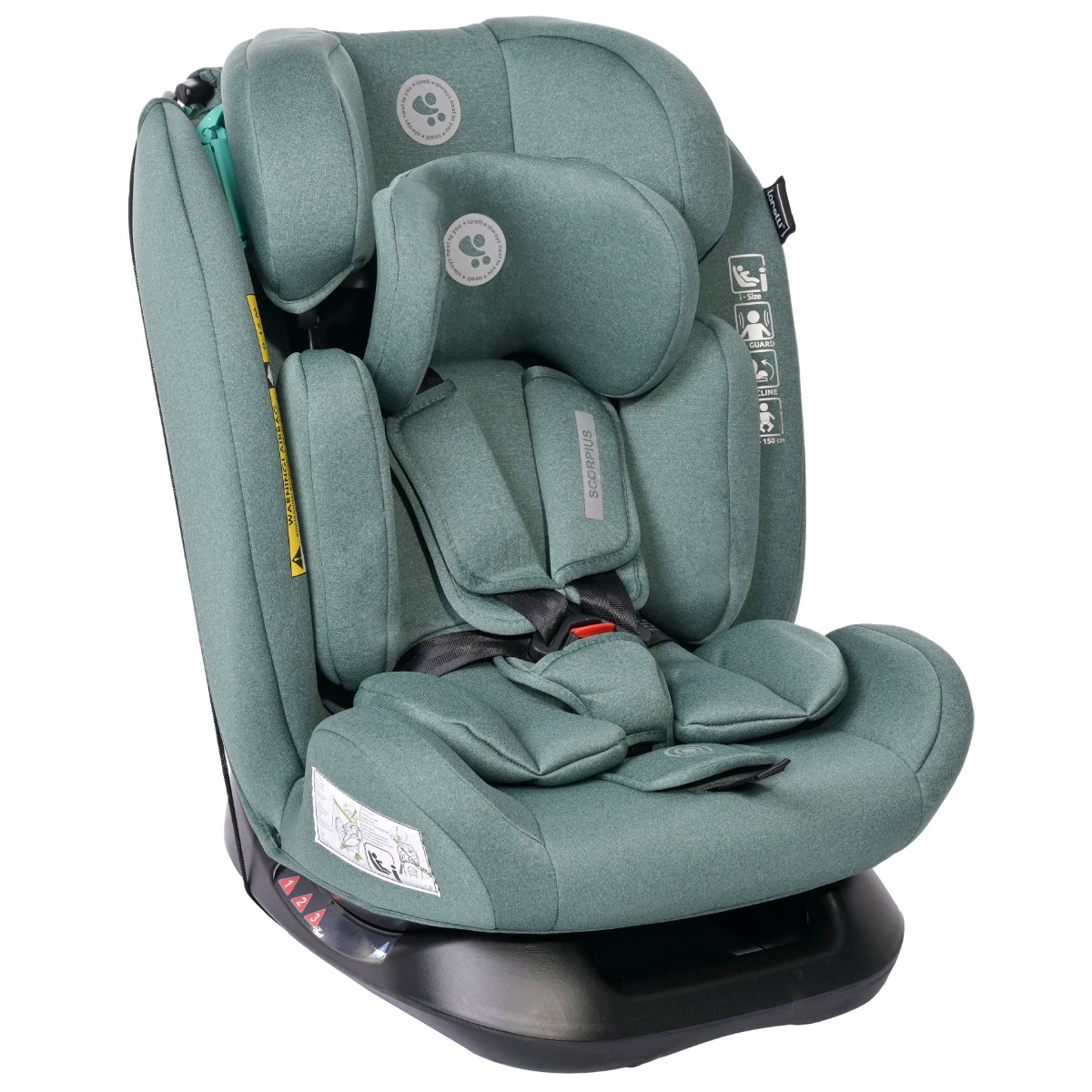 Lorelli Scorpius Green Pine 40-150 cm i-Size Autostoel
