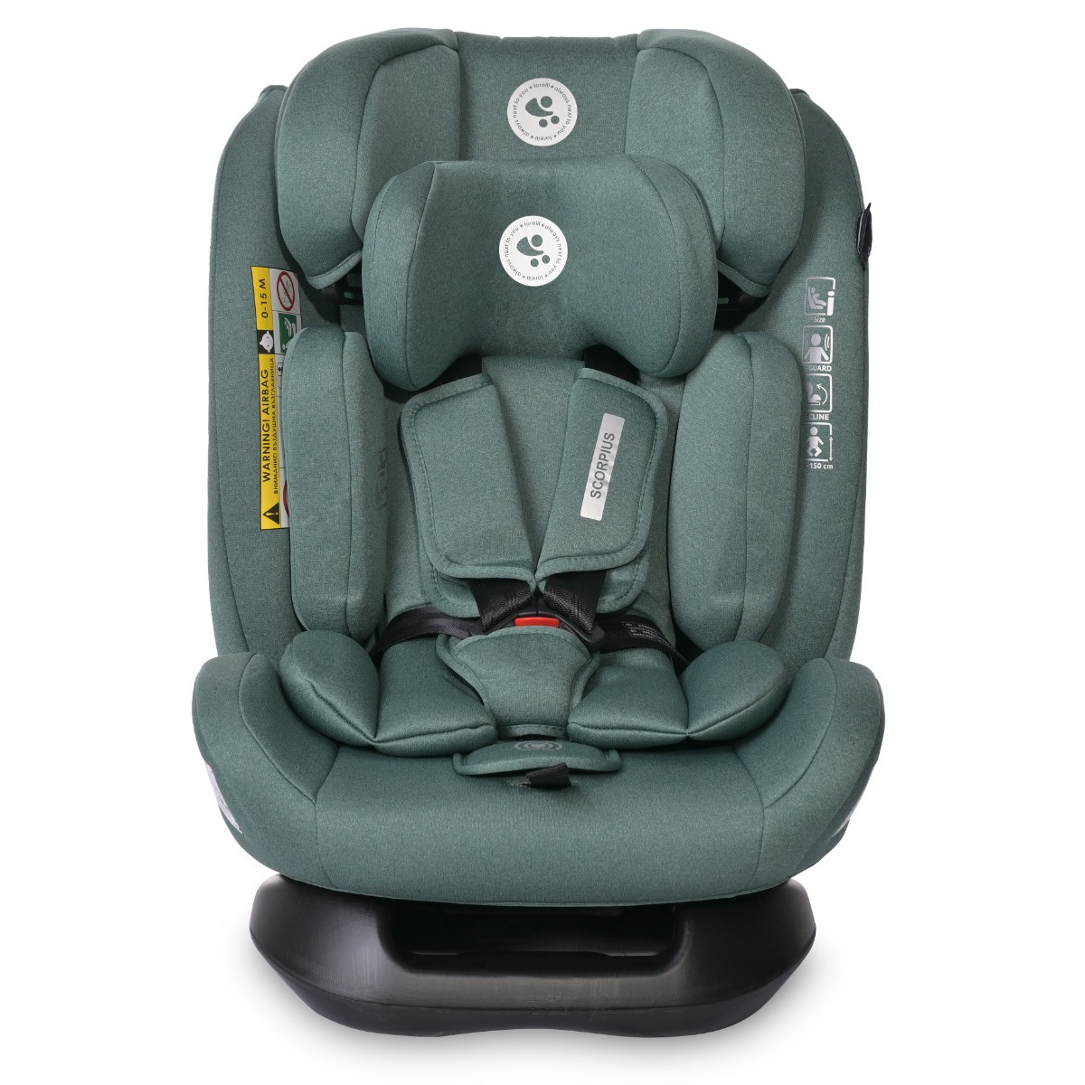 Lorelli Scorpius Green Pine 40-150 cm i-Size Autostoel