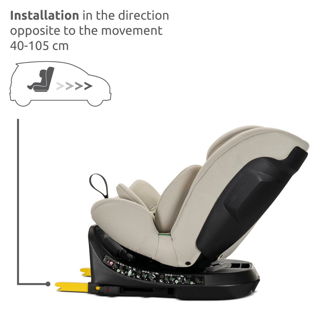 Lorelli Solaris Black 40-150 cm 360° i-Size Autostoel