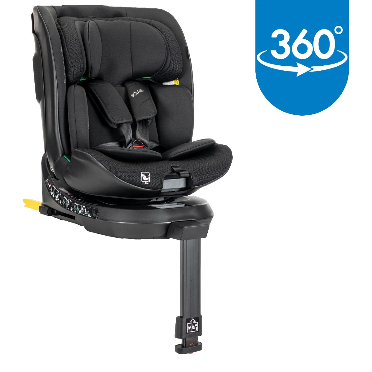 Lorelli Solaris Black 40-150 cm 360° i-Size Autostoel