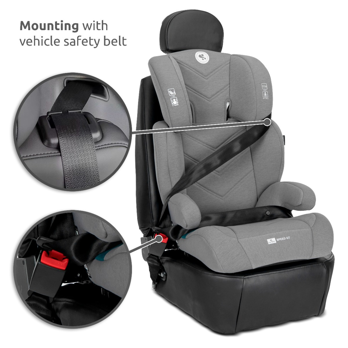 Lorelli Speed GT Isofix Black 100-150 cm i-Size Autostoel