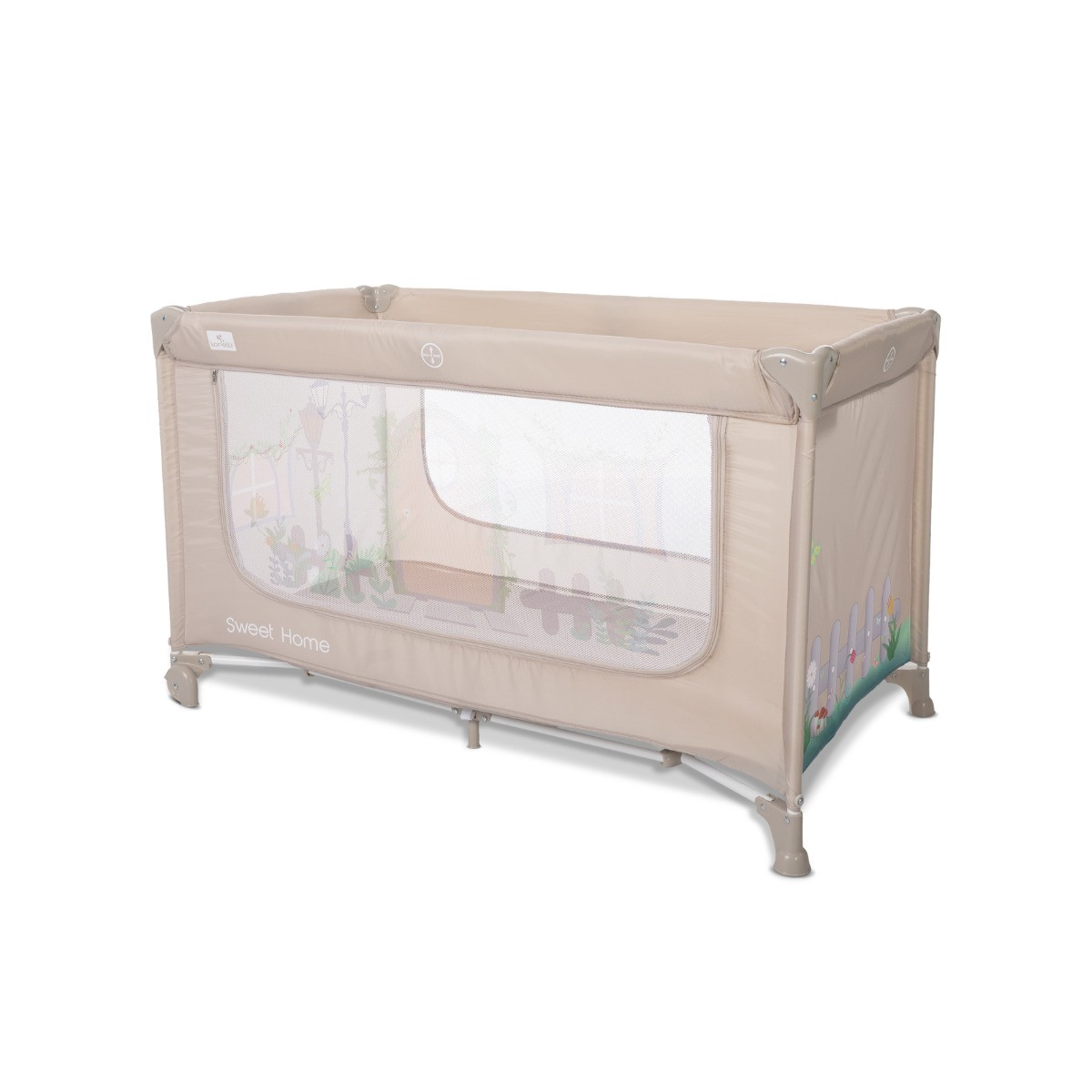 Lorelli Sweet Home Beige Campingbed met Dakje