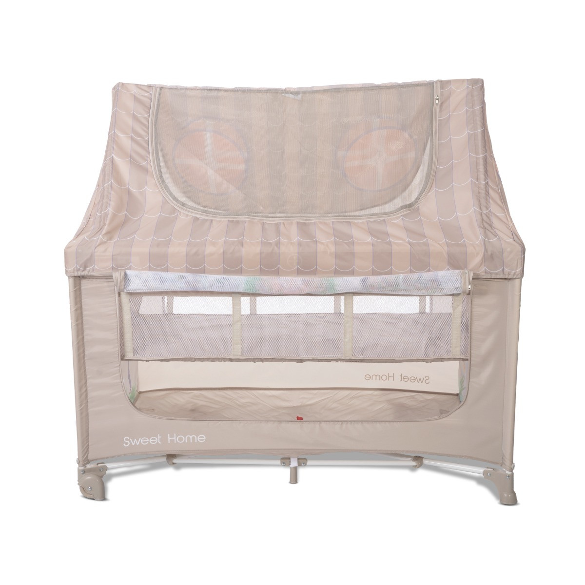 Lorelli Sweet Home Beige Campingbed met Dakje