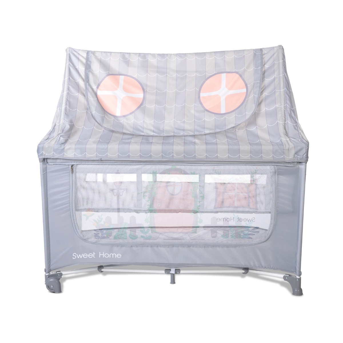 Lorelli Sweet Home Grey Campingbed met Dakje