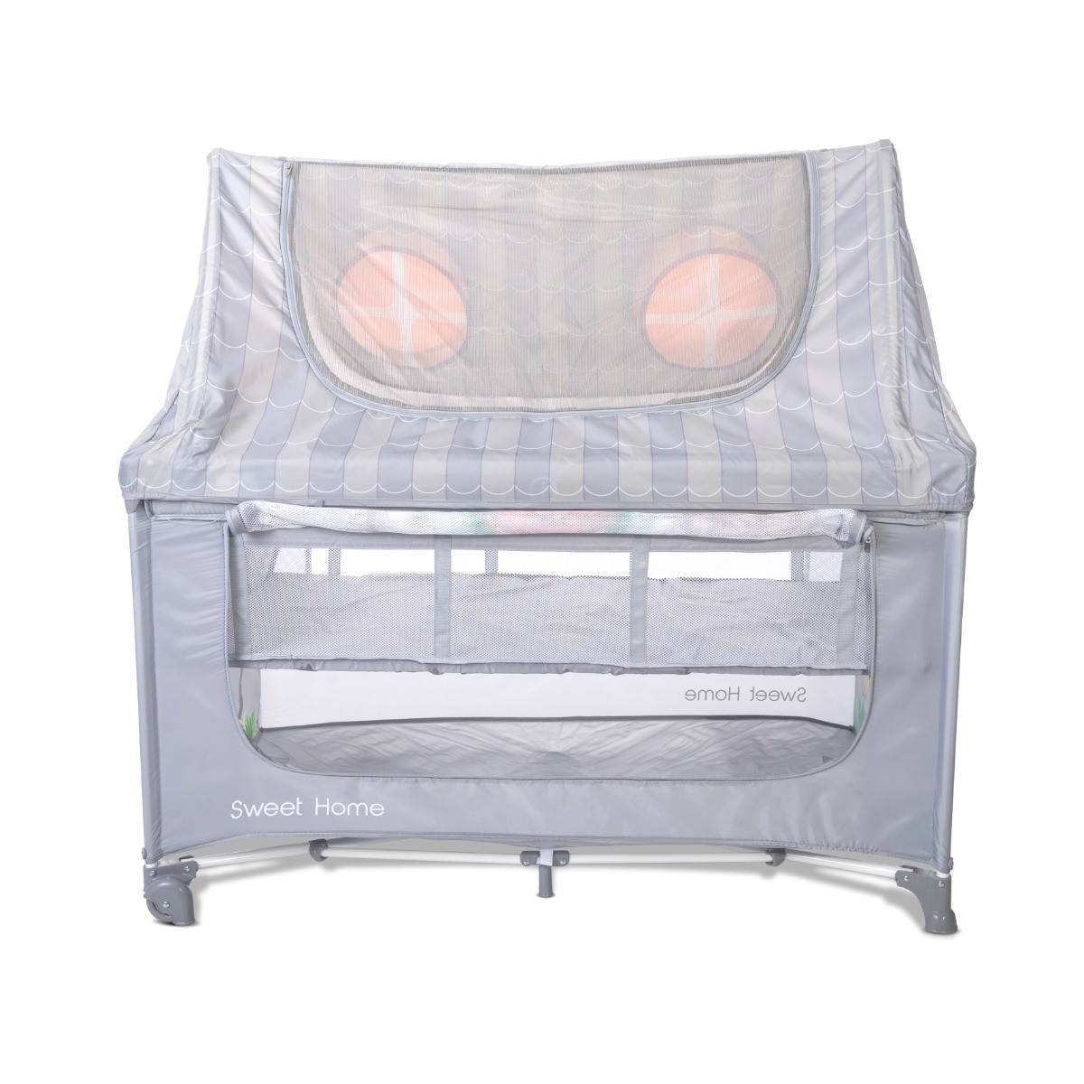 Lorelli Sweet Home Grey Campingbed met Dakje