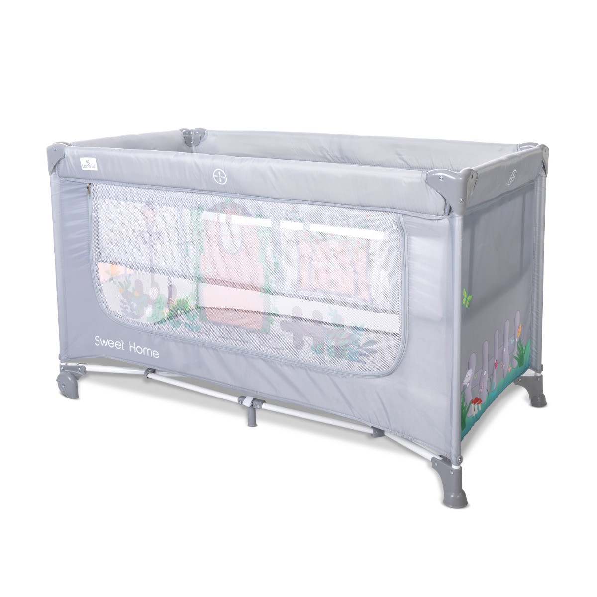 Lorelli Sweet Home Grey Campingbed met Dakje