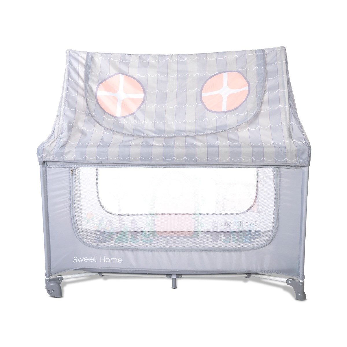 Lorelli Sweet Home Grey Campingbed met Dakje