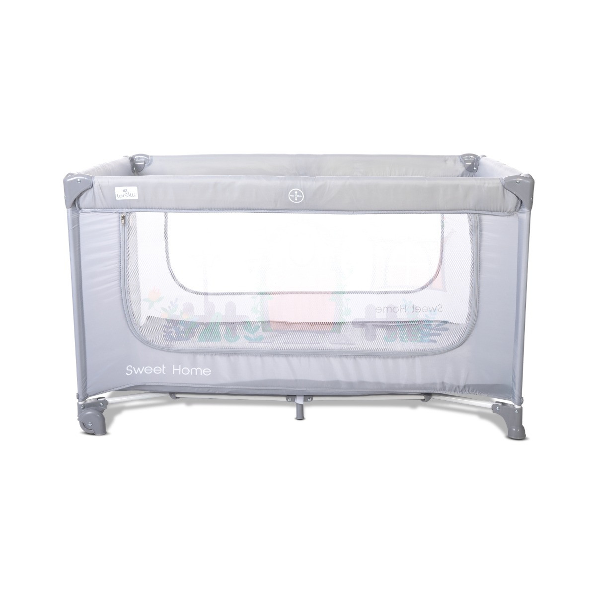 Lorelli Sweet Home Grey Campingbed met Dakje