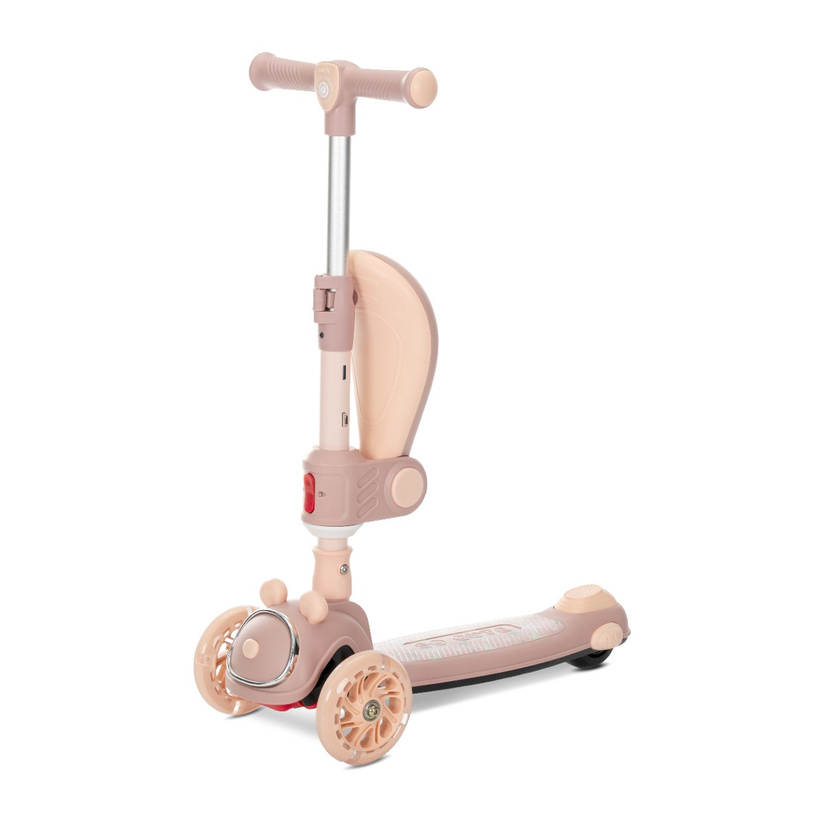 Lorelli Swiftie Beige Kinderstep/Loopfiets met Licht en Geluid