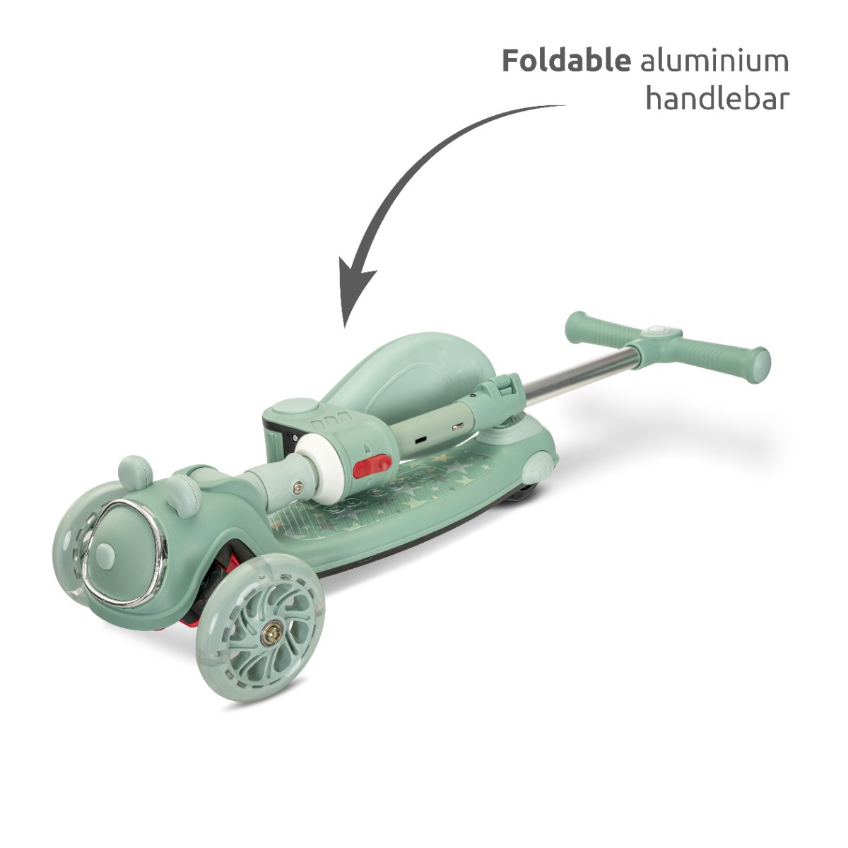 Lorelli Swiftie Beige Kinderstep/Loopfiets met Licht en Geluid