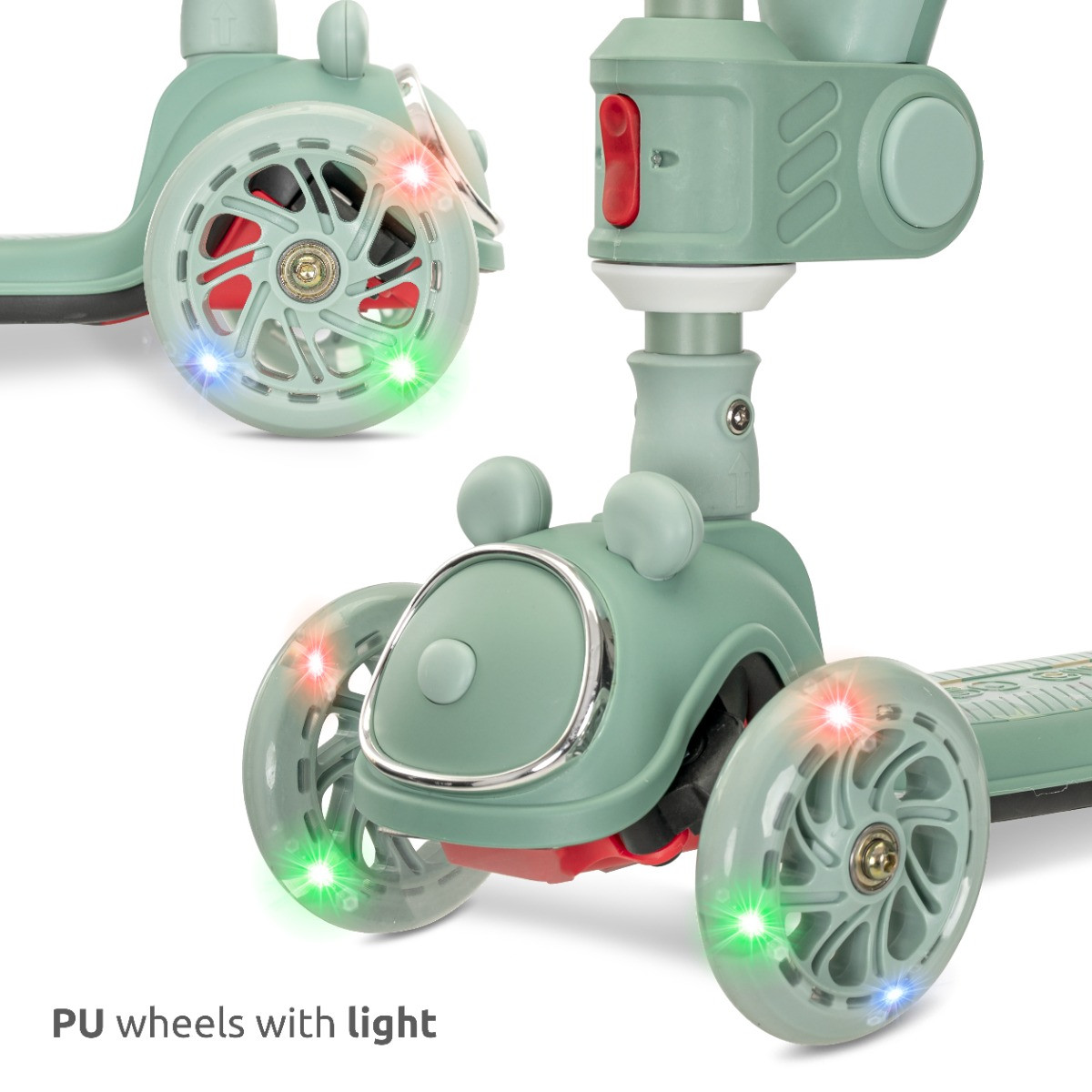 Lorelli Swiftie Beige Kinderstep/Loopfiets met Licht en Geluid