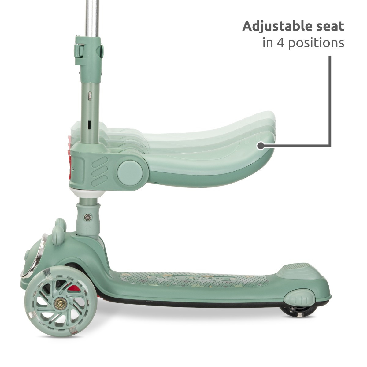 Lorelli Swiftie Beige Kinderstep/Loopfiets met Licht en Geluid