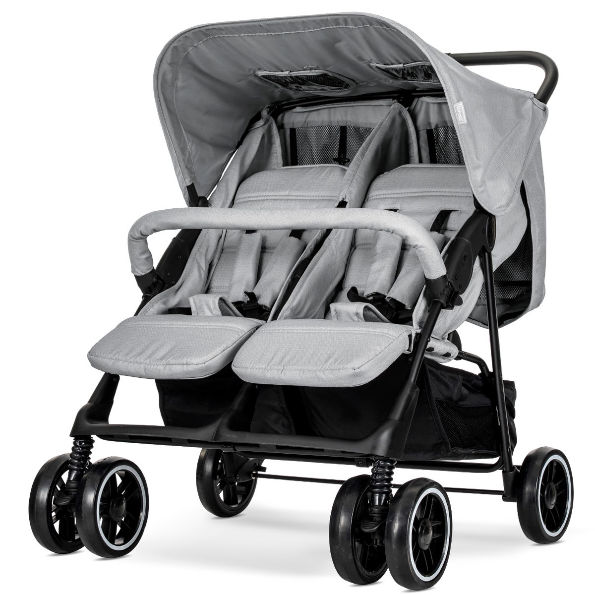 Lorelli Twin Grey Duowagen incl. Luiertas