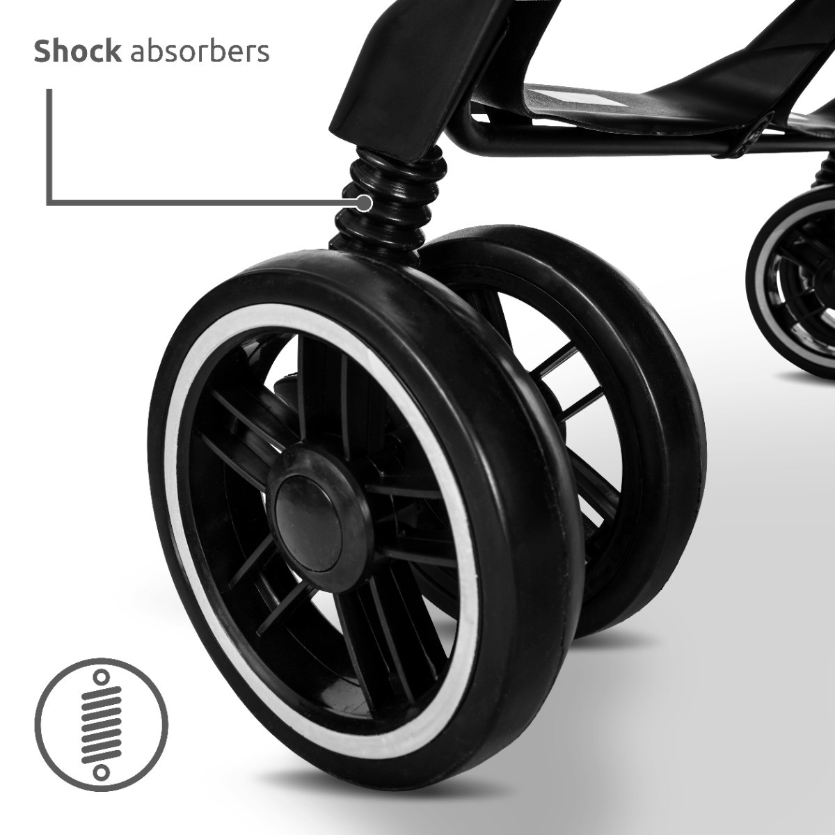 Lorelli Twin Black Duowagen incl. Luiertas