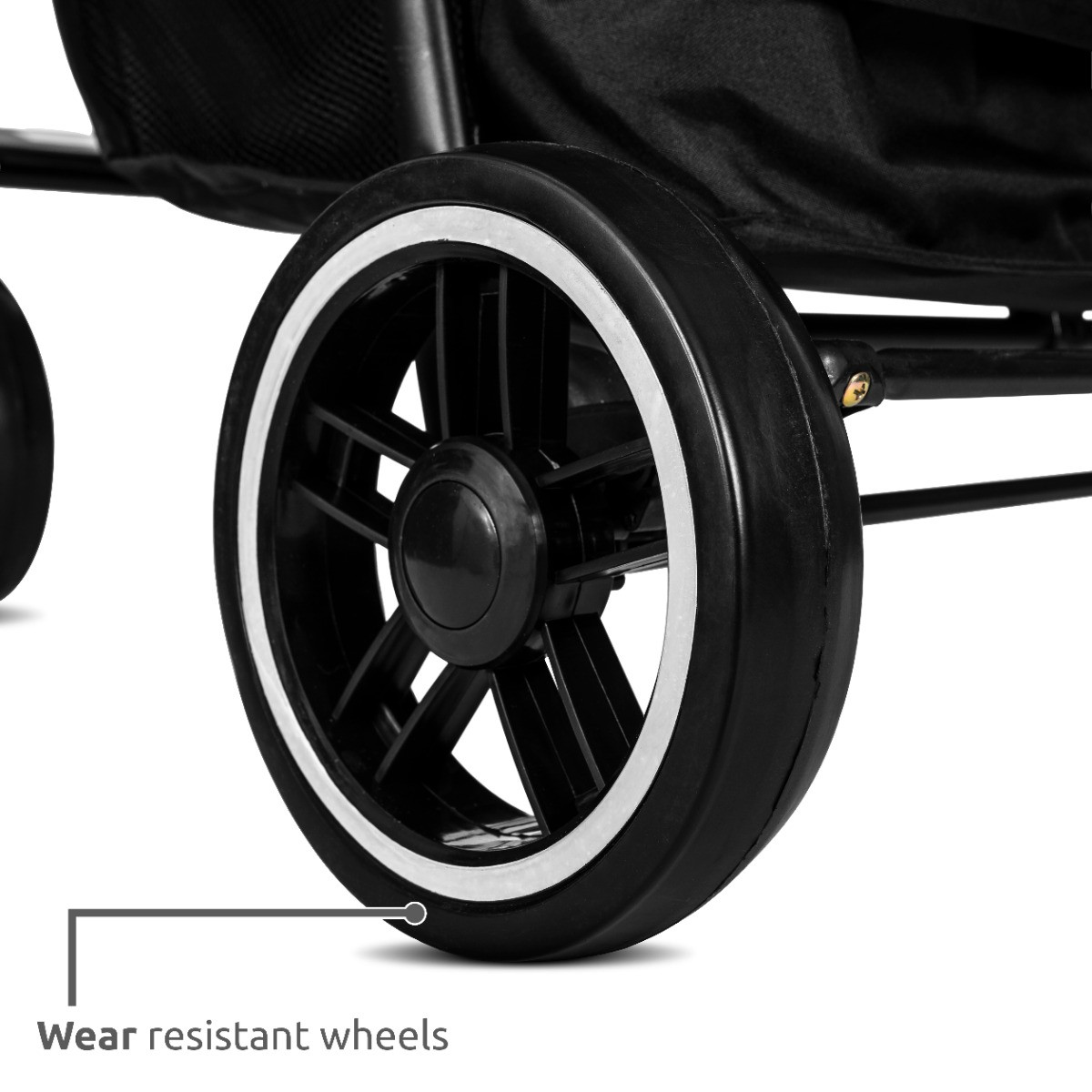 Lorelli Twin Black Duowagen incl. Luiertas