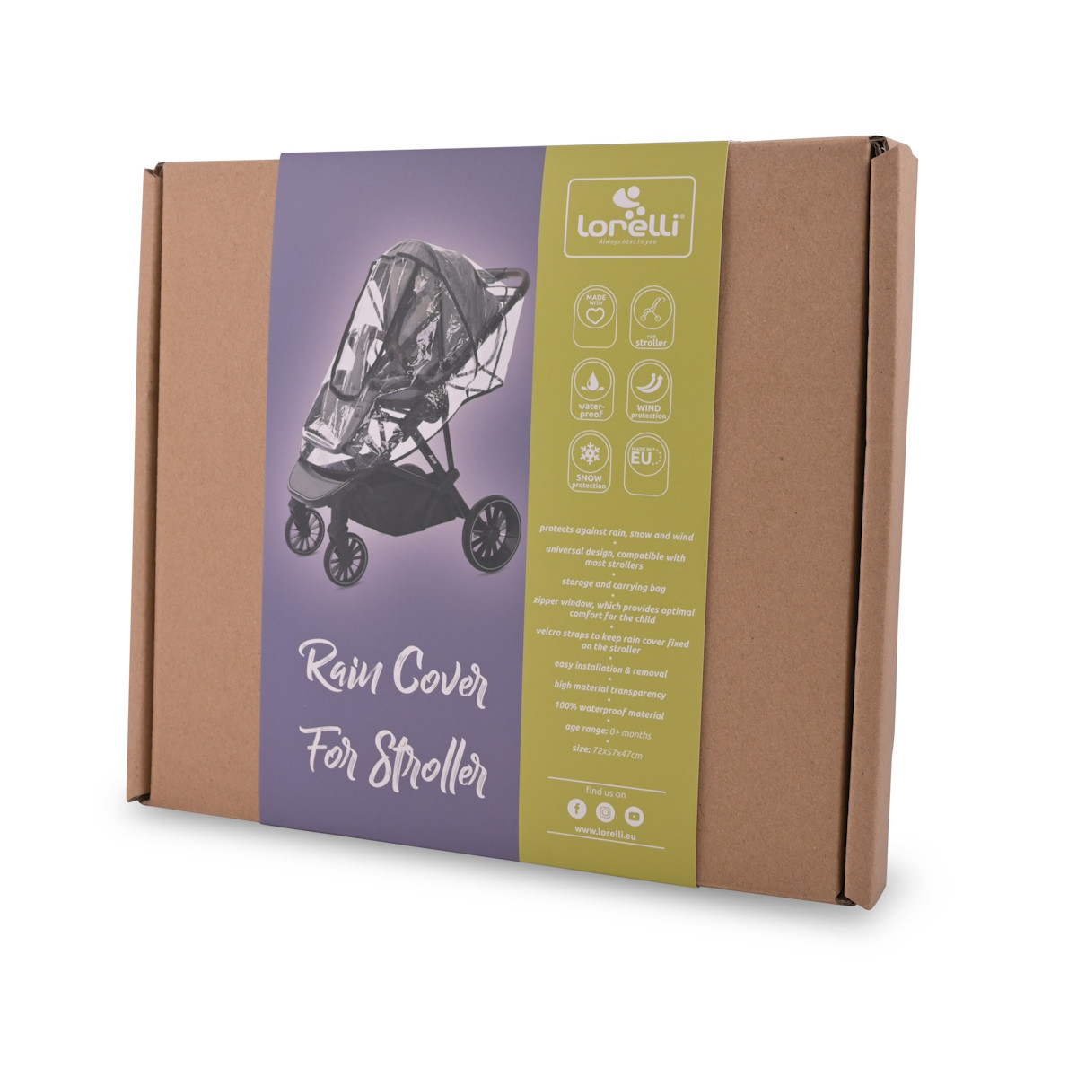 Lorelli Universele Regenhoes voor Wandelwagen