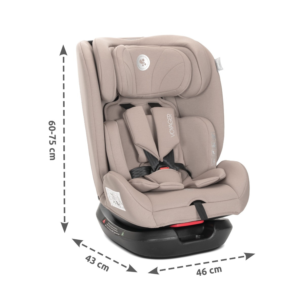 Lorelli Voyager Beige 40-150 cm i-Size Autostoel