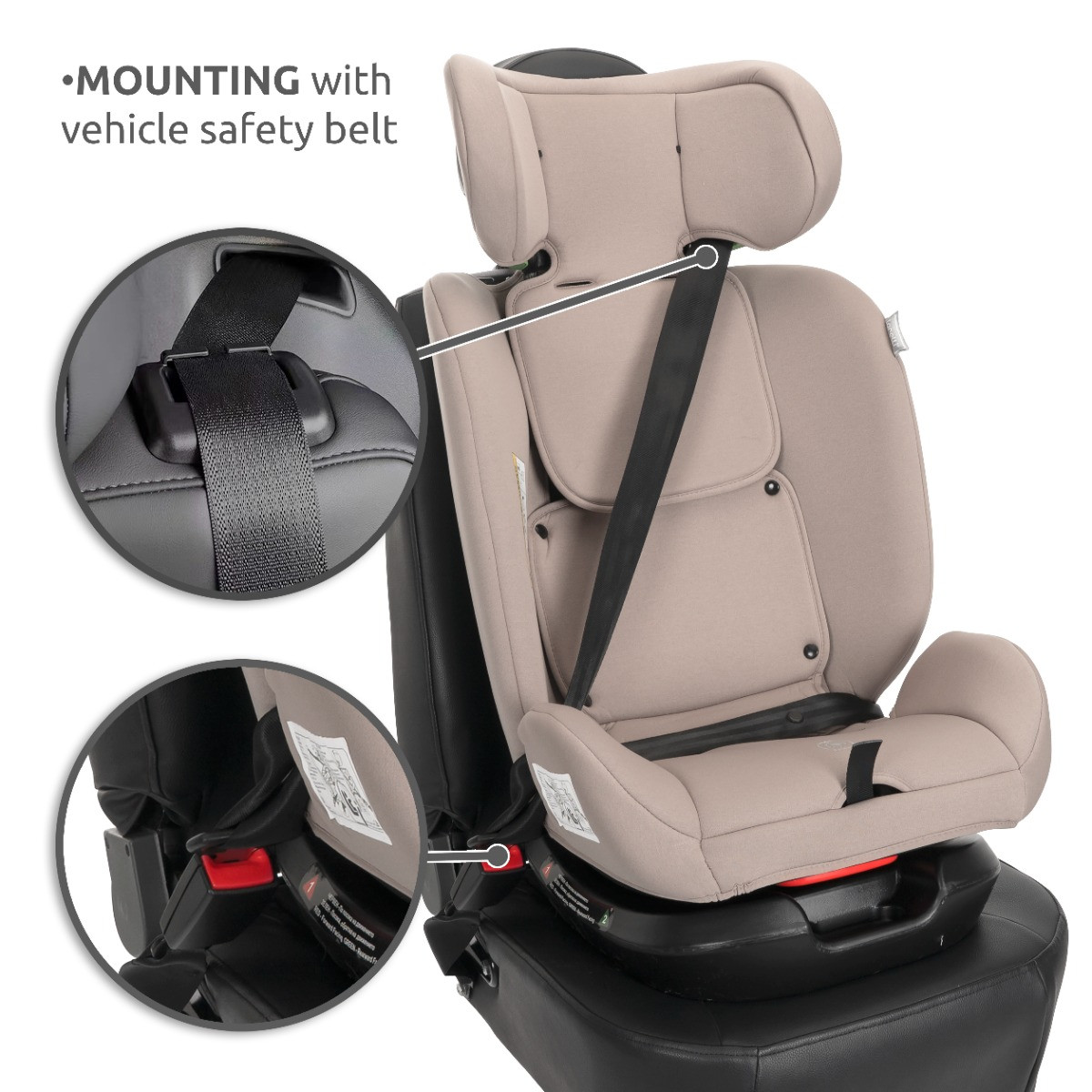 Lorelli Voyager Black 40-150 cm i-Size Autostoel