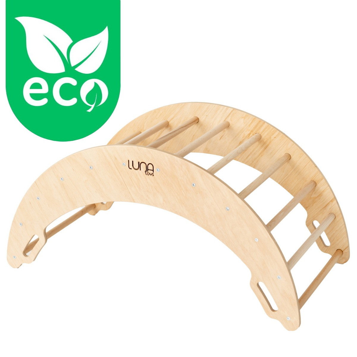 Luna Toys Naturel ECO Houten Klimboog