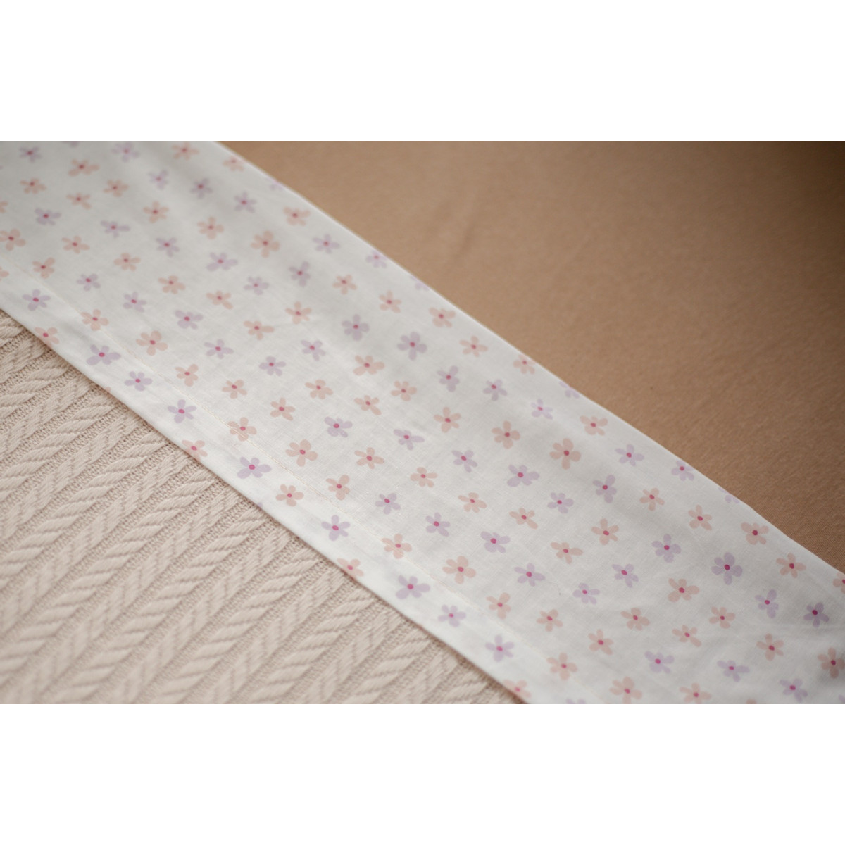 MamaLoes Jersey Bloemen 100 x 150 cm Ledikantlaken