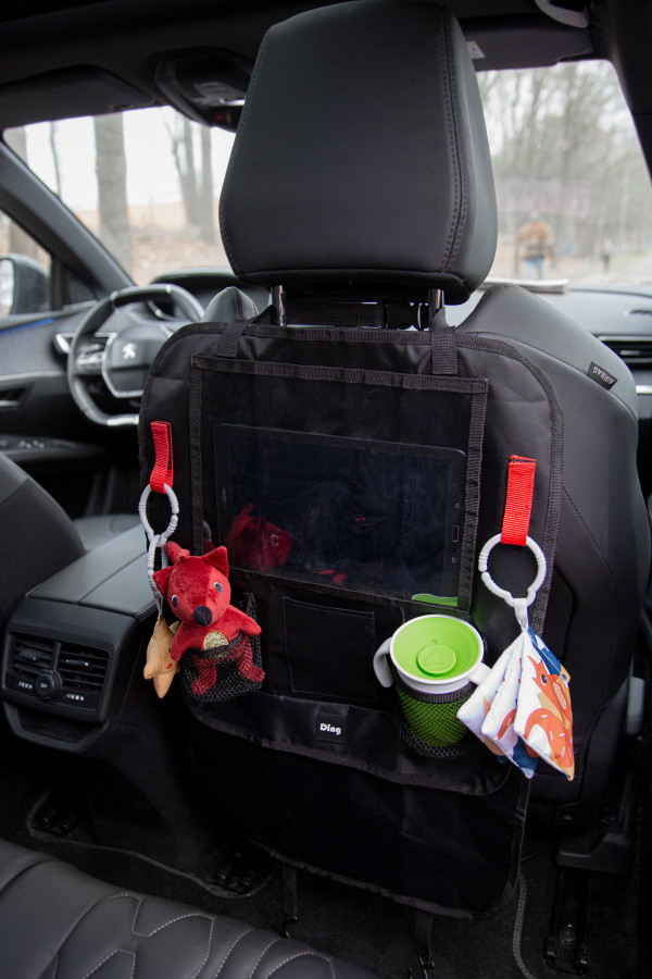 Ding Autostoel Organizer met Tablethouder