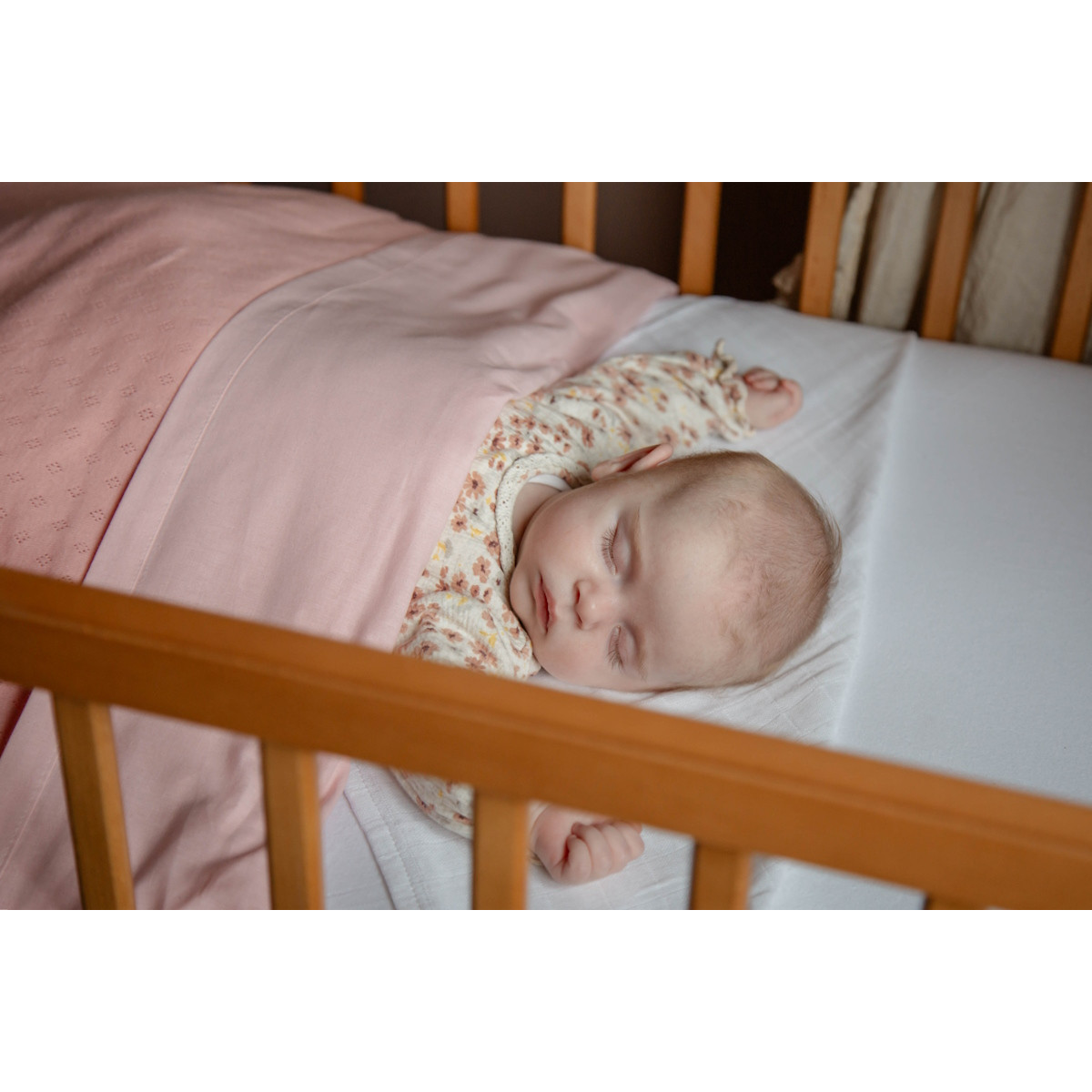 MamaLoes Nougat 100 x 150 cm Ledikantlaken