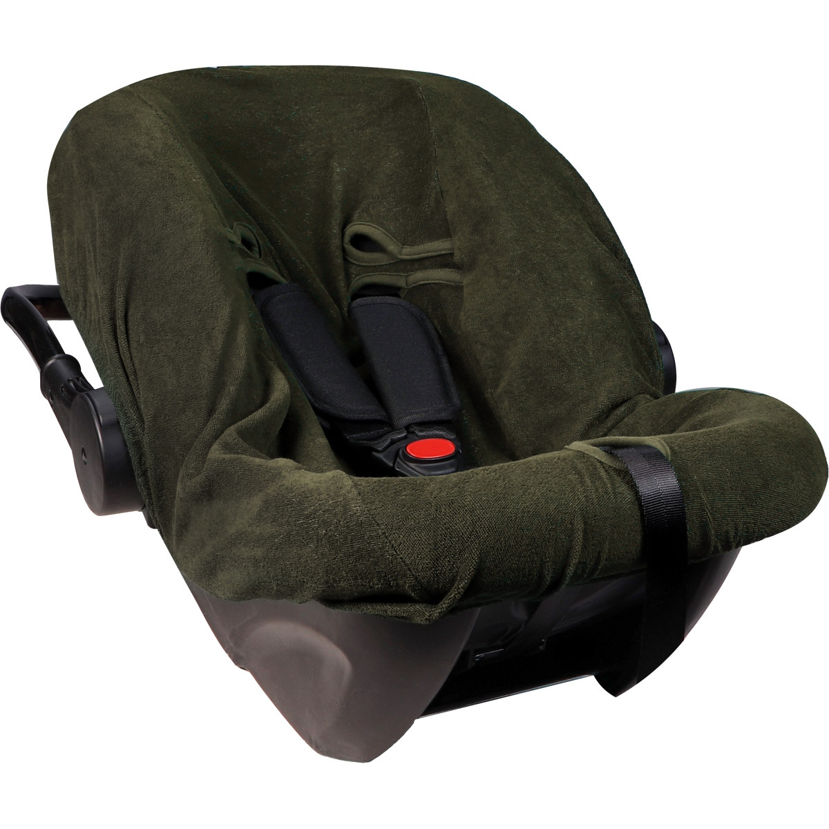 MamaLoes Badstof Groen Groep 0+ Autostoelhoes