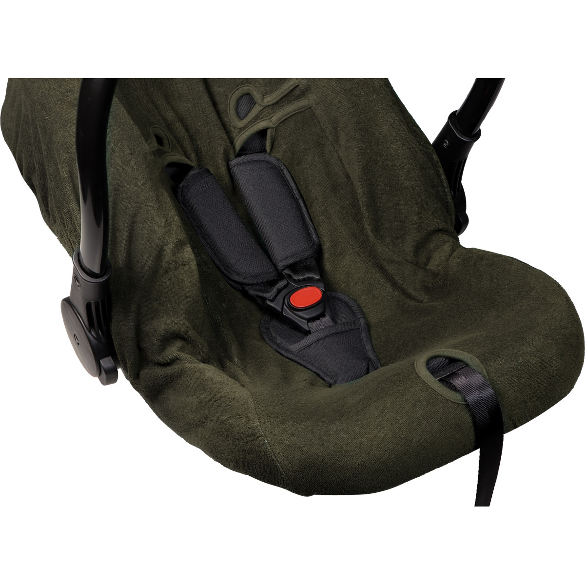 MamaLoes Badstof Groen Groep 0+ Autostoelhoes