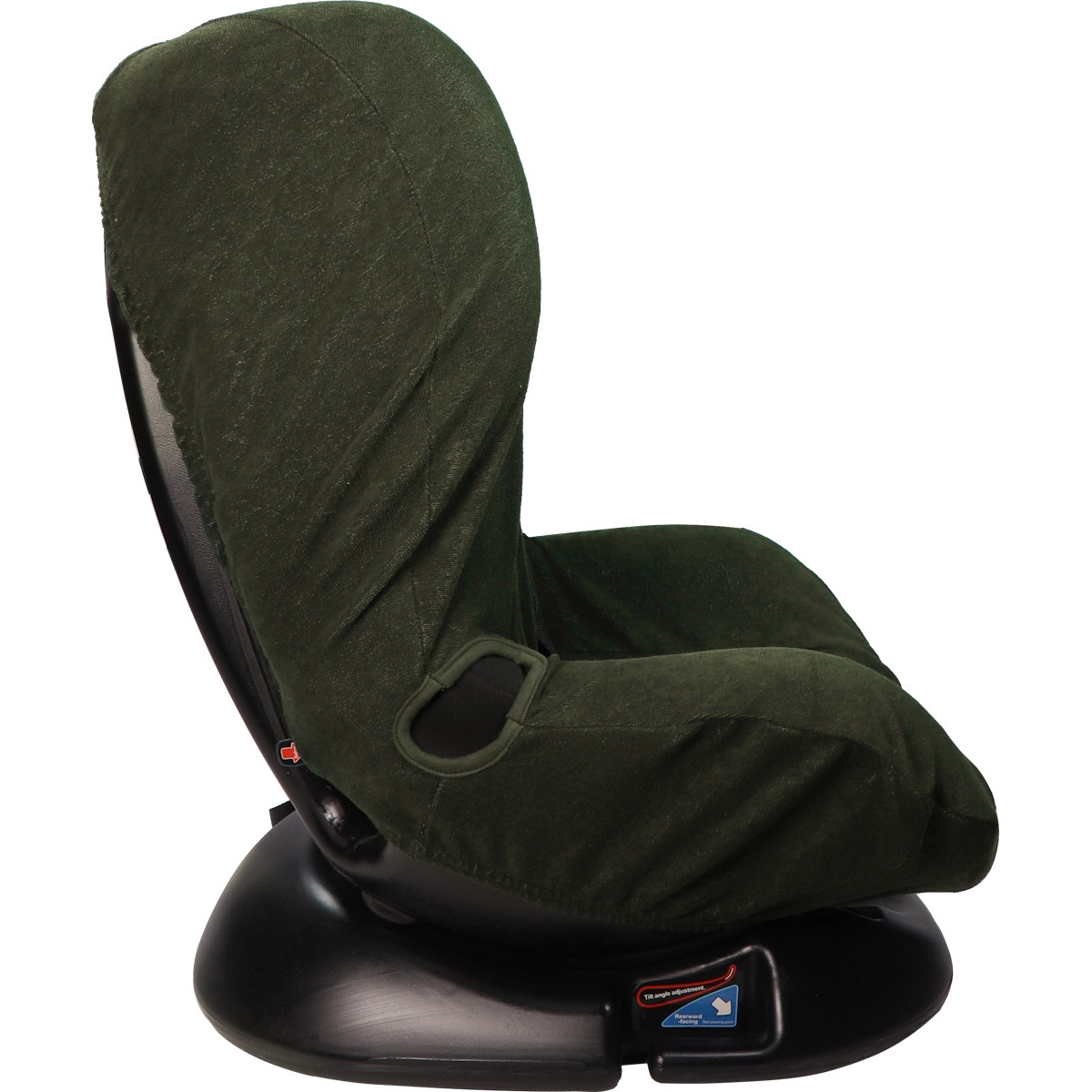 MamaLoes Badstof Groen Groep 1+ Autostoelhoes