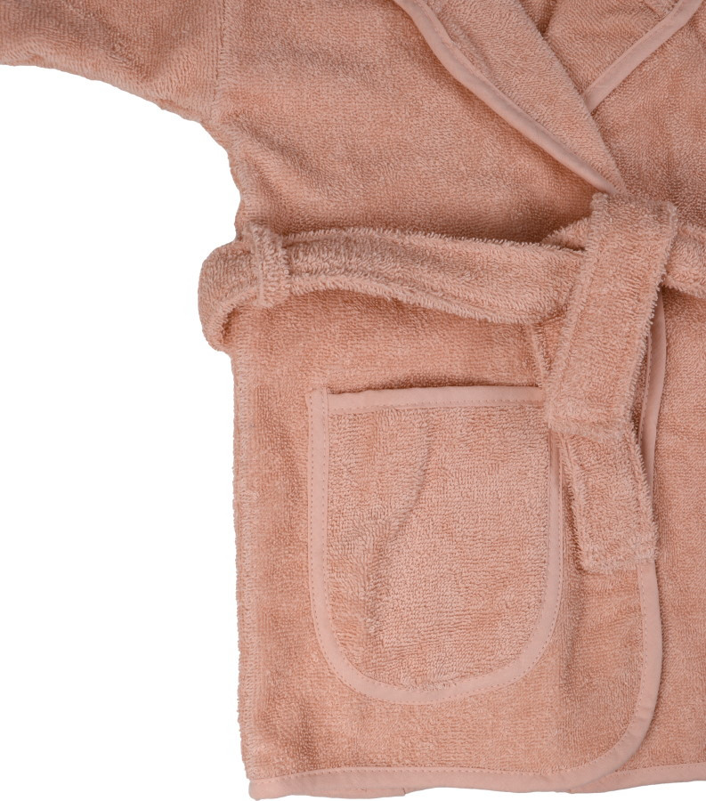 MamaLoes Badstof Light Pink 0-1jr Badjas