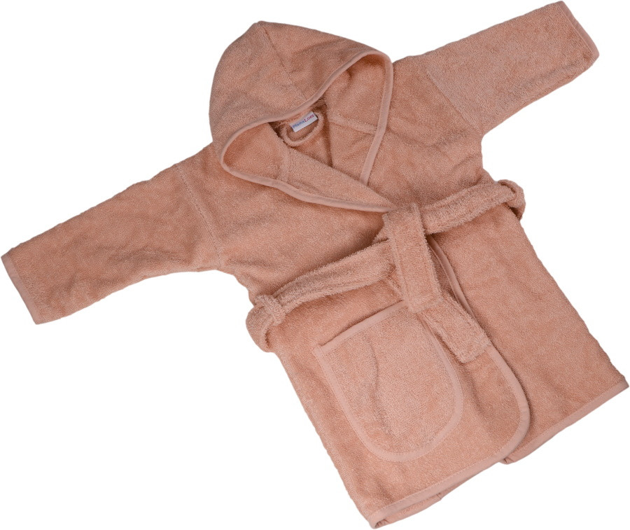 MamaLoes Badstof Light Pink 0-1jr Badjas